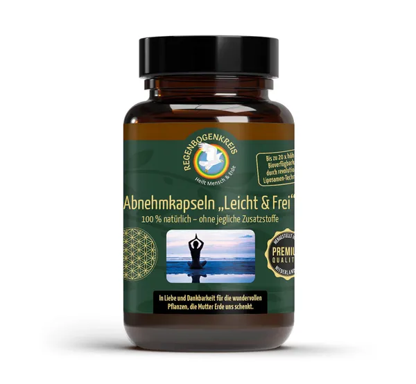 Premium Abnehmkapseln Leicht & Frei - 60 Kapseln, vegan