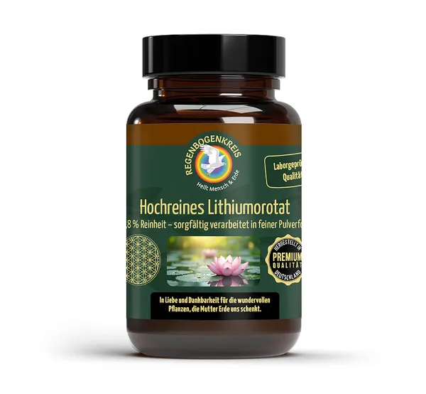 Premium Lithiumorotat Pulver, 25 g