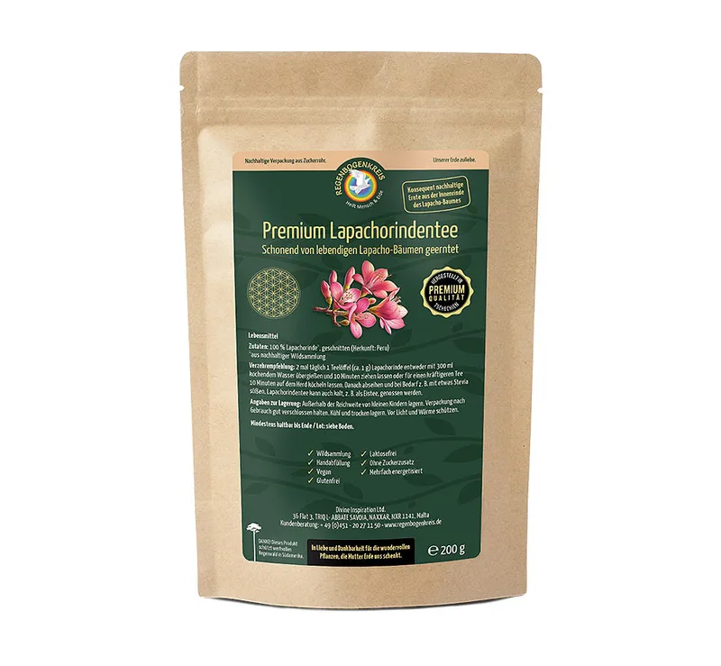 Premium Lapachorindentee, 200 g, nachhaltige Ernte
