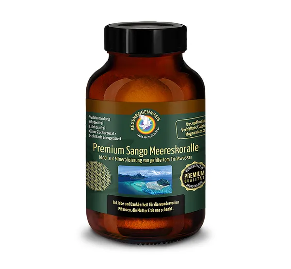 Premium Sango Meereskoralle Pulver, Wildsammlung, 250 g