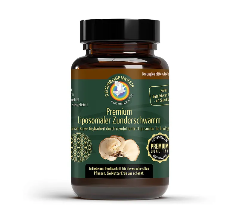 Premium Liposomaler Zunderschwamm, 60 Kapseln