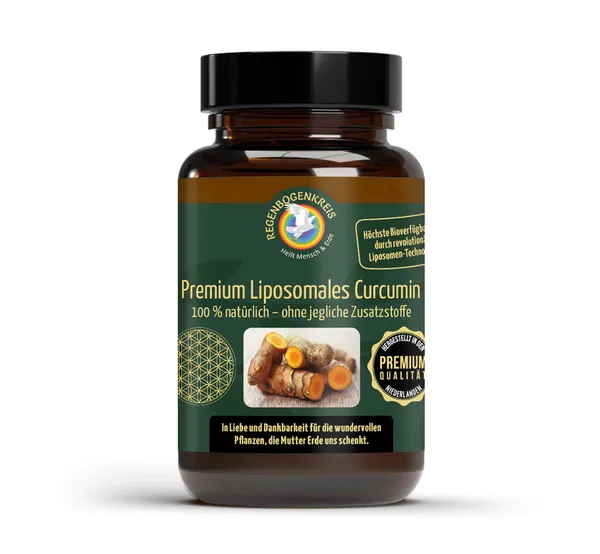 Premium liposomales Curcumin, 60 Kapseln, vegan