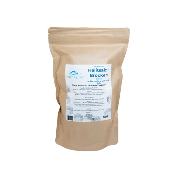 Premium Halitsalz-Brocken (1 kg) - Naturbelassen & frei von Zusätzen