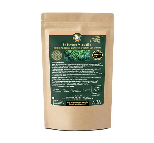 Bio Premium Astaxanthin, 60 Kapseln, vegan