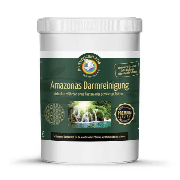 Amazonas Darmreinigung, Pulver oder Kapseln, vegan