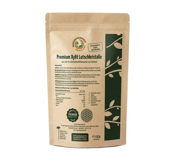 Premium Xylit Lutschkristalle, 40 Stück