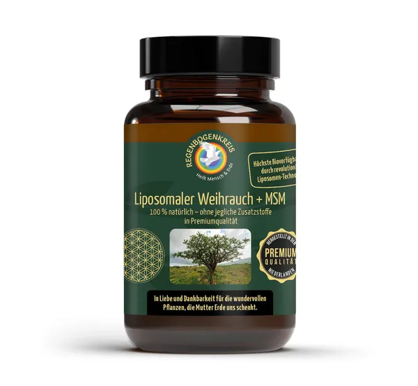 Premium Liposomaler Weihrauch + MSM, 60 Kapseln, vegan