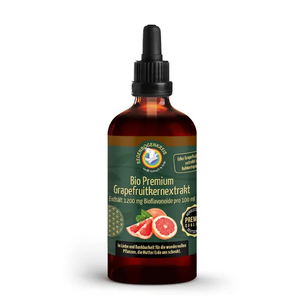 Bio Premium Grapefruitkern-Extrakt 1200 mg, 100 ml Rohkostqualität