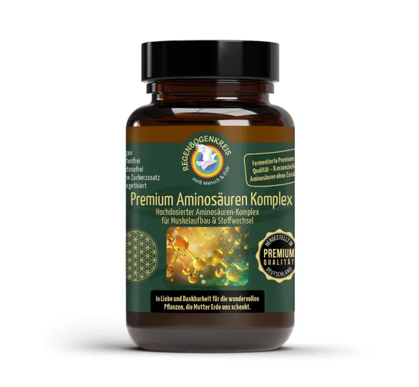 Premium Aminosäuren Komplex, fermentiert, 90 Kapseln, vegan