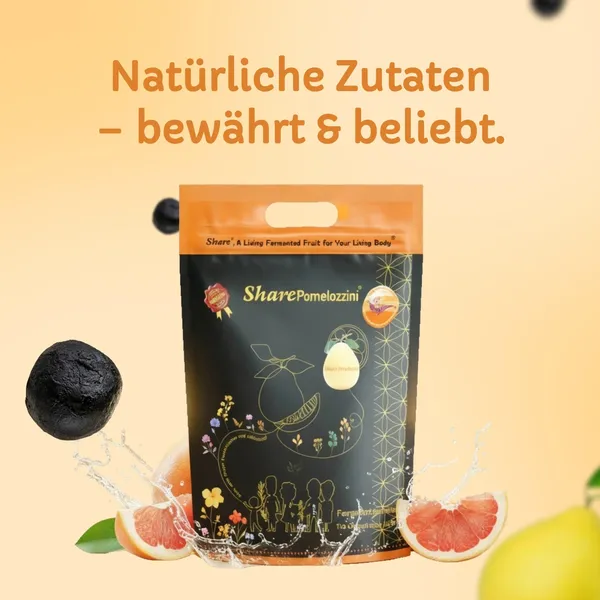 SharePomelozzini® Pralinen – Fermentierte Pomelo (30 Monate)